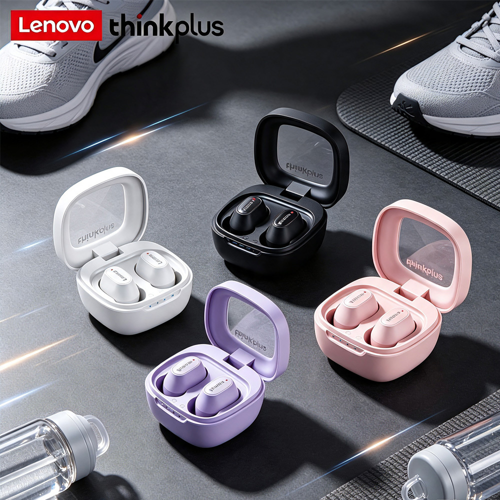 Tws Earbuds Bluetooth 5.3 - Lenovo XT62 Stylish Transparent Capsule TWS