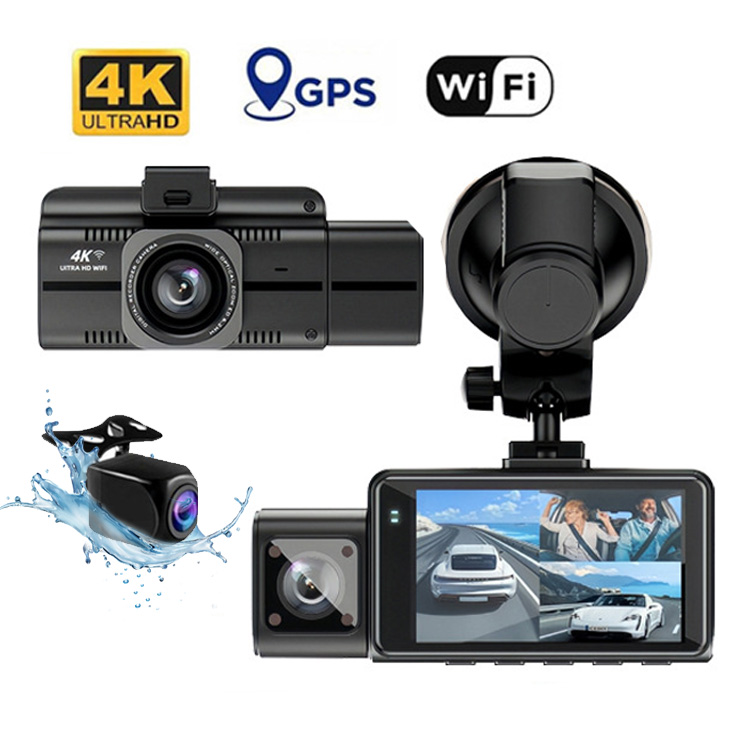 Cameras - Dashcam Cameras with 3 Channel 4k