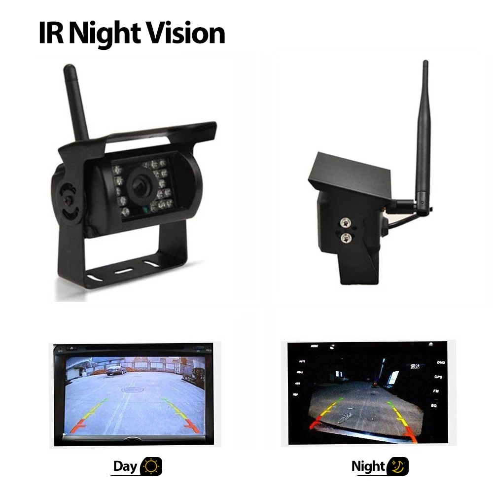 Cameras - 7'' Vehicle Wireless Reverse HD Camera