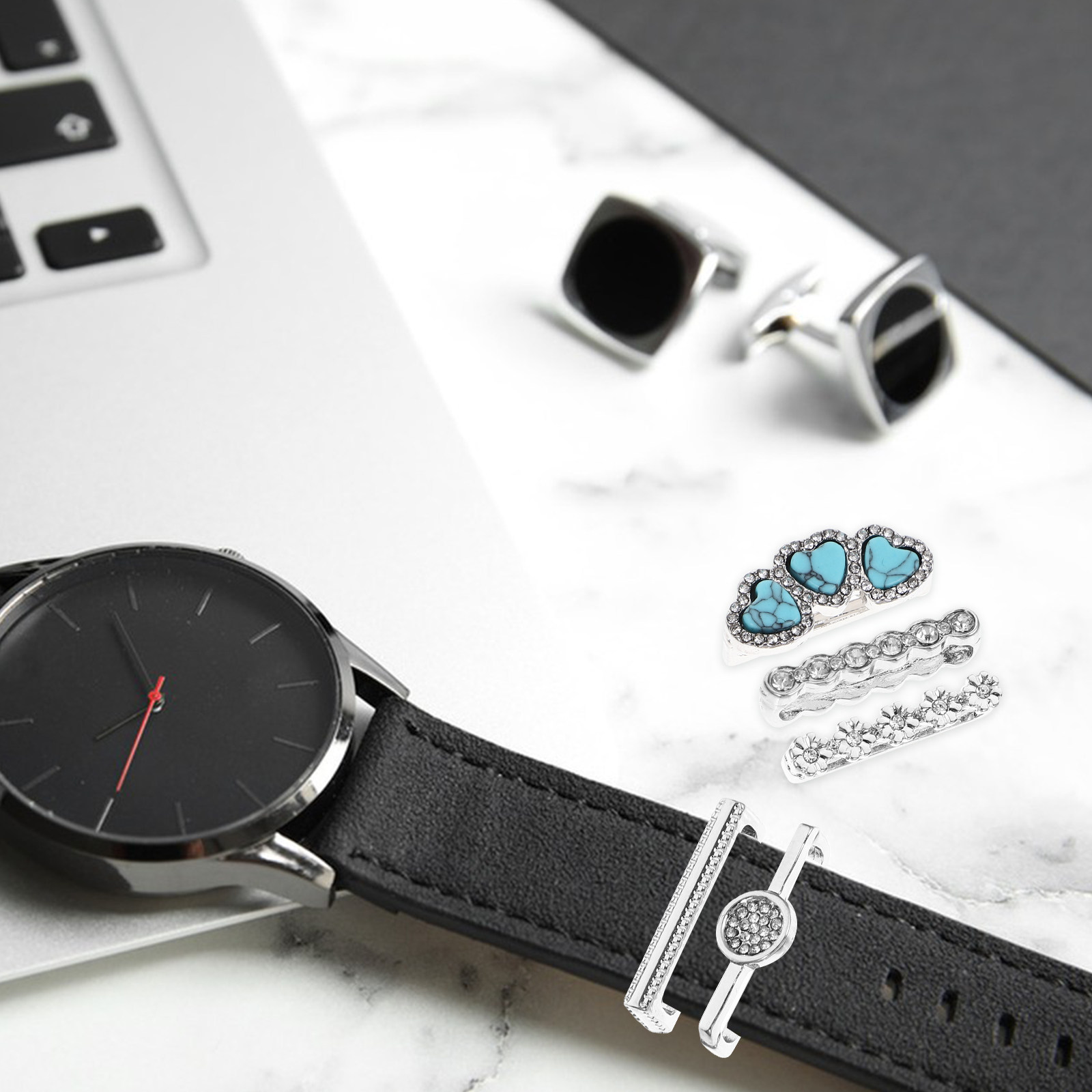 5Pcs Premium Alloy Watchband R - Smartwatches ulasan dan harga