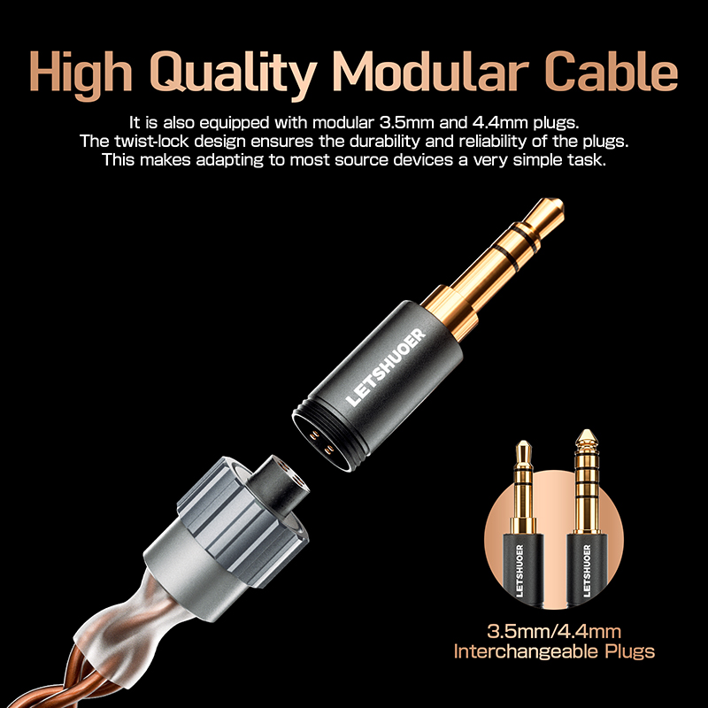 Letshuoer S08 In-ear Earphone  - Planar Magnetic Iem Earphones ulasan dan harga