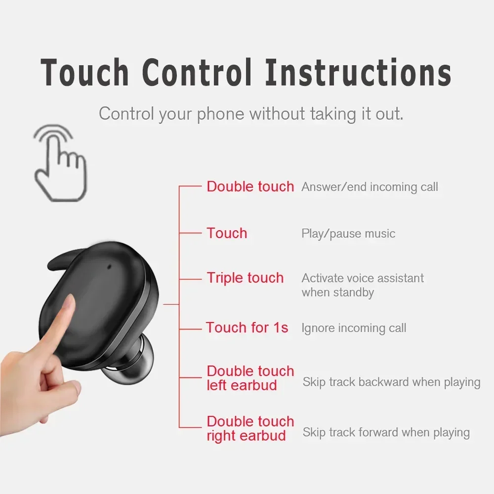 Wireless Bluetooth 5.3 Earphon - Tws Earbuds Bluetooth 5.3 ulasan dan harga