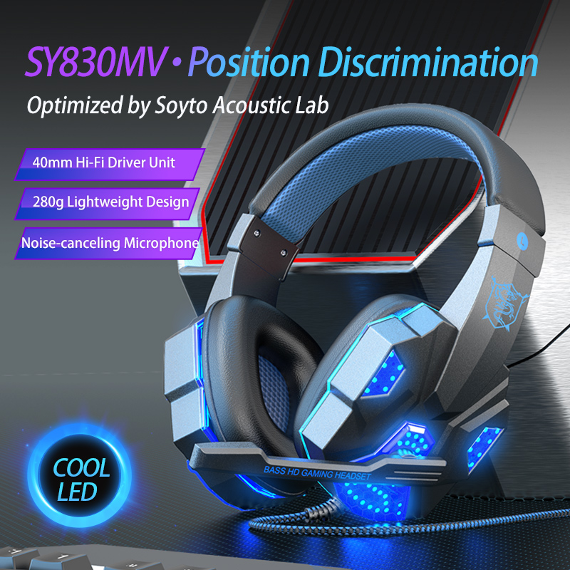 7.1 Surround Sound Gaming Head - Gaming Headset With Mic Rgb ulasan dan harga