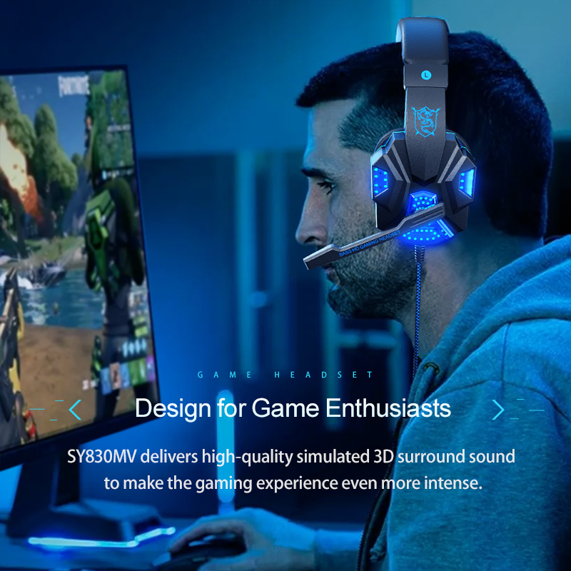 7.1 Surround Sound Gaming Head - Gaming Headset With Mic Rgb ulasan dan harga