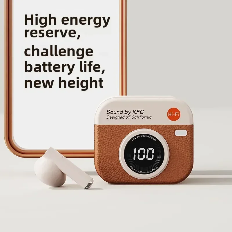 New Retro Camera Shaped Wirele - Open Ear Air Conduction Headphones ulasan dan harga
