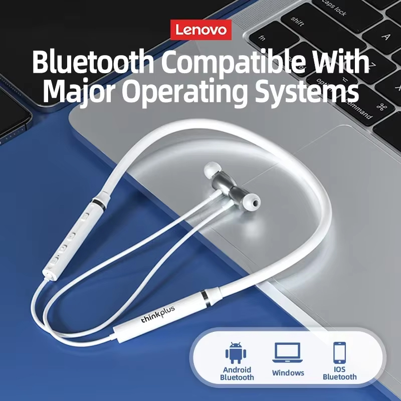 New Lenovo HE05X HE05 Pro Neck - Magnetic Neckband Sports Earphones ulasan dan harga