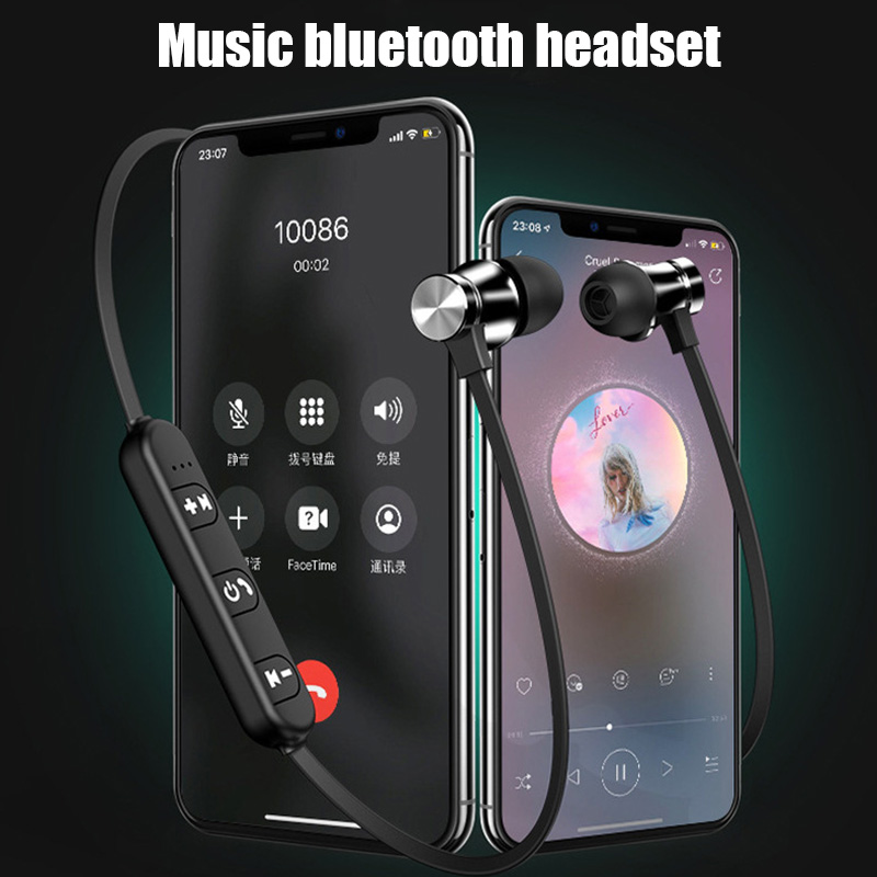 New Bluetooth 4.2 Wireless Spo - Magnetic Neckband Sports Earphones ulasan dan harga