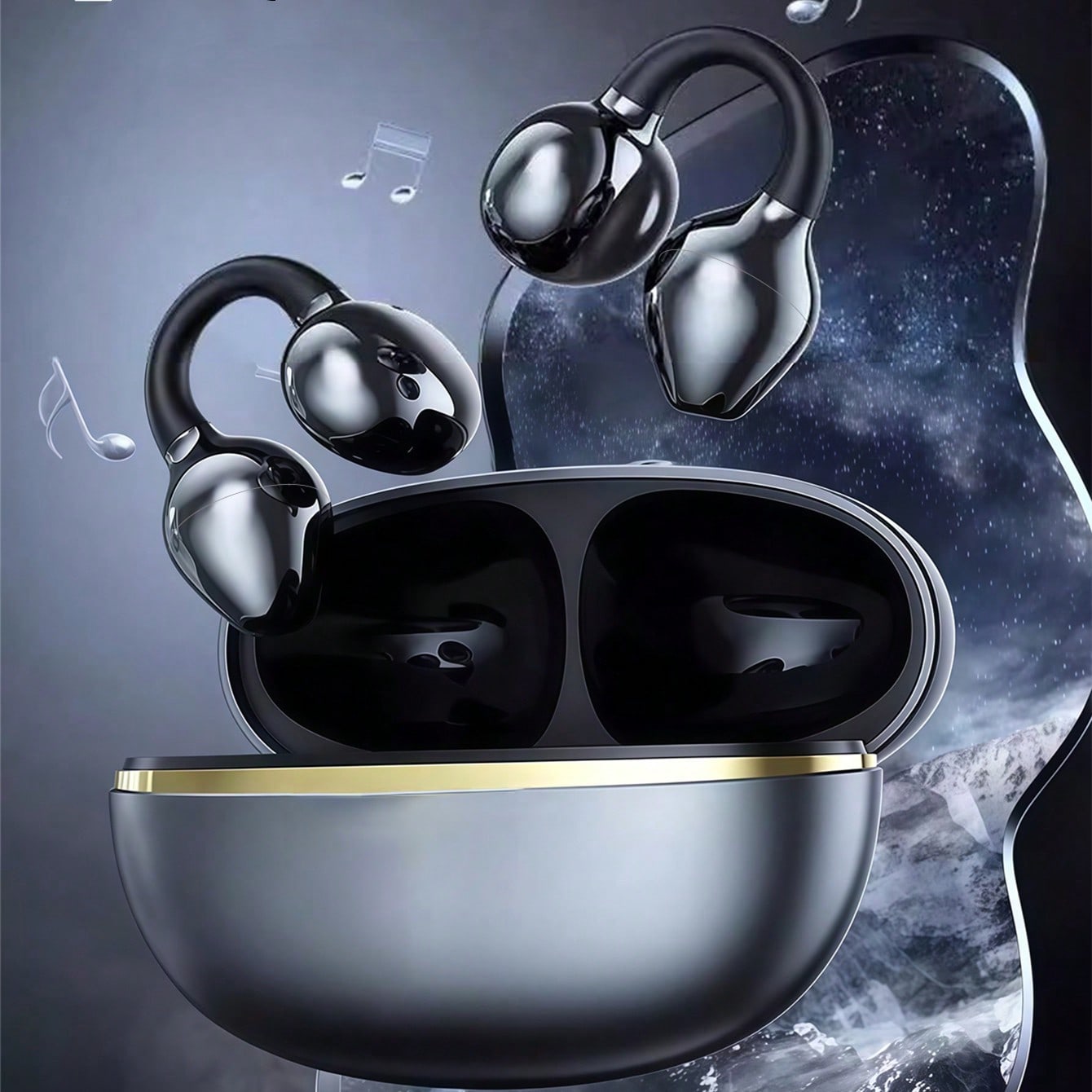 Original TWS Bluetooth Earphon - Open Ear Air Conduction Headphones ulasan dan harga