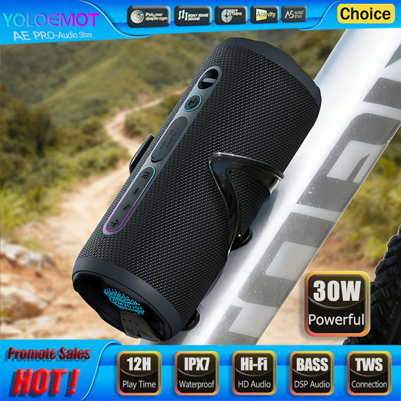 30W Portable Bluetooth Speaker - Portable Bluetooth Speaker Waterproof Ipx7 ulasan dan harga