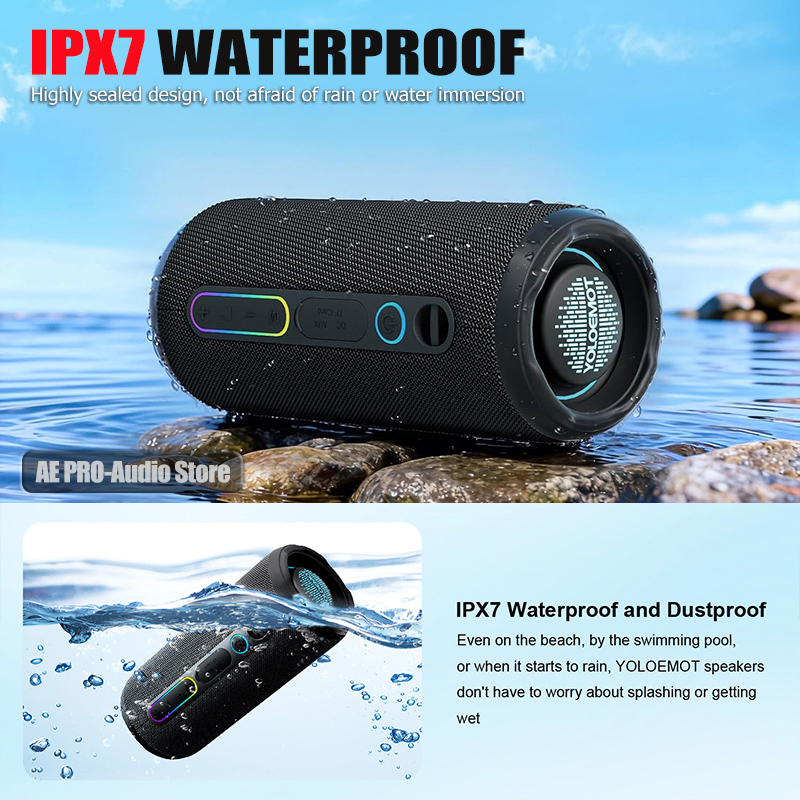 30W Portable Bluetooth Speaker - Portable Bluetooth Speaker Waterproof Ipx7 ulasan dan harga