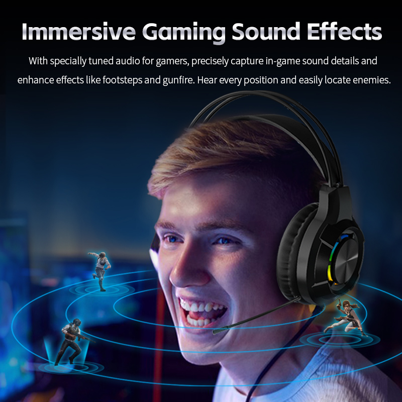 Gaming Headset Noise Cancellin - Gaming Headset With Mic Rgb ulasan dan harga