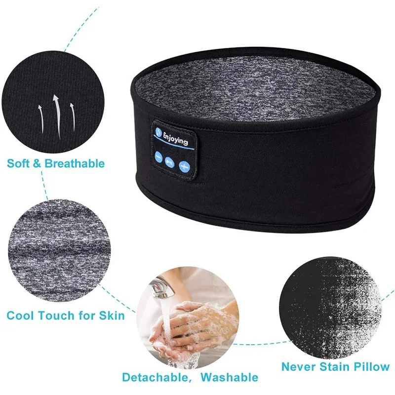 Fone Bluetooth Sleeping Headph - Sleep Mask Headphones Bluetooth ulasan dan harga