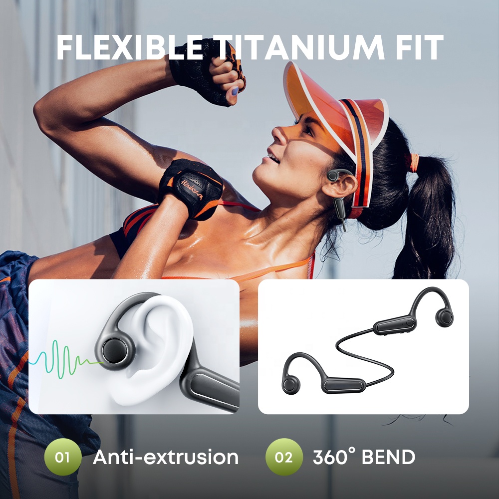Factory Wireless Sport Earphon - Bone Conduction Running Headphones ulasan dan harga