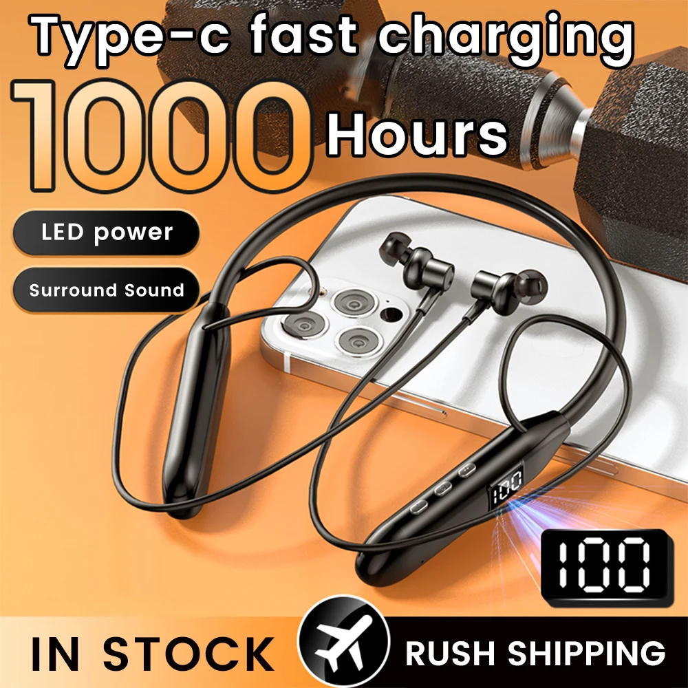 Olaf Wireless Earphones Blueto - Magnetic Neckband Sports Earphones ulasan dan harga