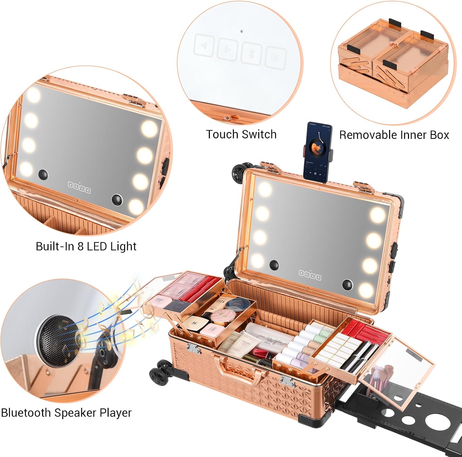 Mirror and Bluetooth Speaker P - Speakers ulasan dan harga