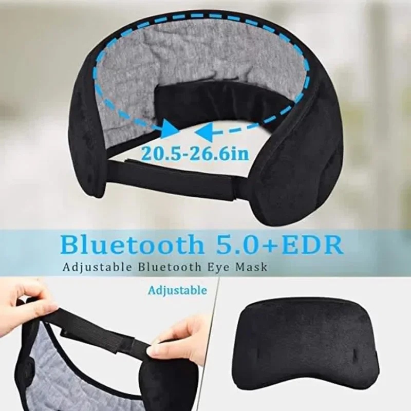 3D Eye Mask Bluetooth Headphon - Sleep Mask Headphones Bluetooth ulasan dan harga