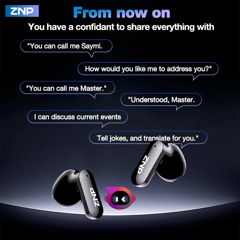 2026 Latest ZNP Wireless AI Tr - Headphones ulasan dan harga