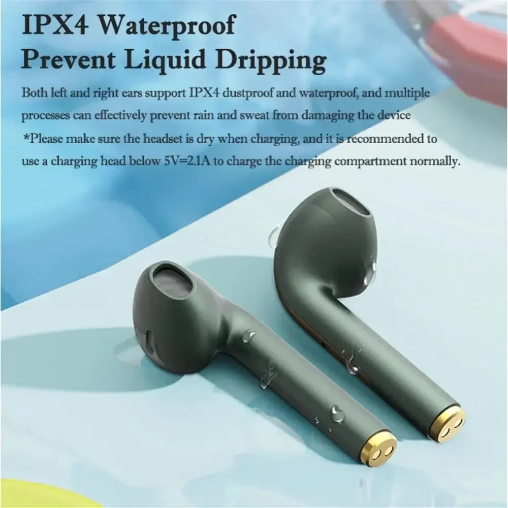 TWS Wireless Earbuds, 5.3 Blue - Type C Wired Earphones With Mic ulasan dan harga