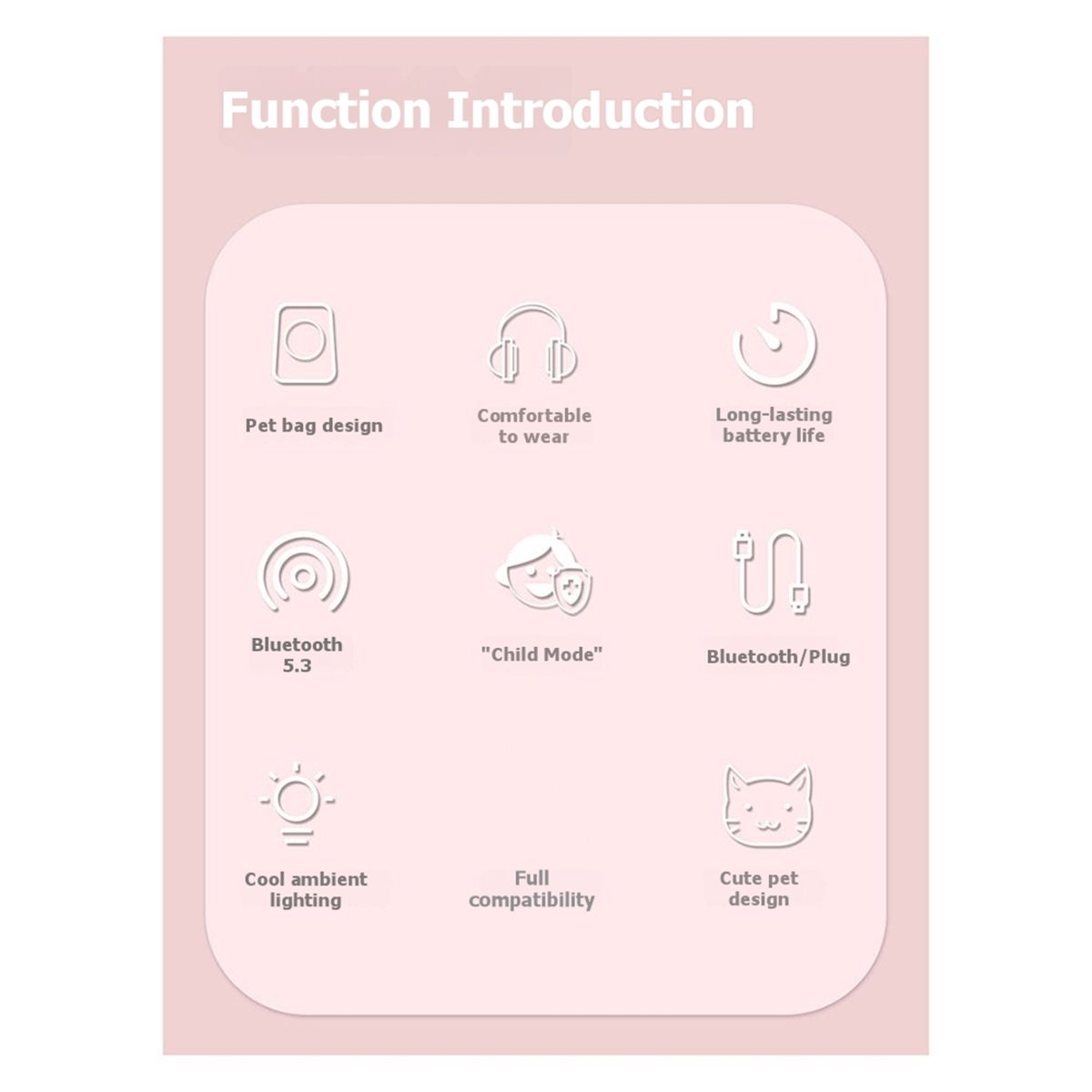 [VALUE PACK]Cute Cat Ear Bluet - Cat Ear Bluetooth Headset Led ulasan dan harga