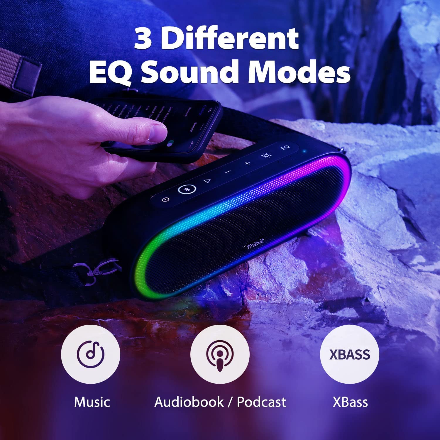 Tribit 30W Outdoor Portable Sp - Portable Bluetooth Speaker Waterproof Ipx7 ulasan dan harga
