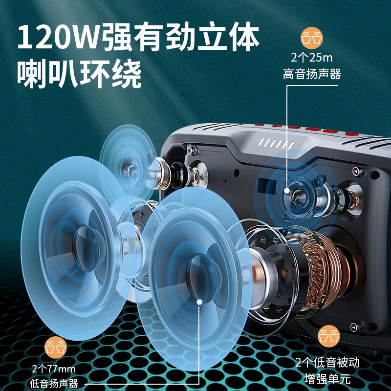 X10 Portable Blue-tooth Speake - Portable Bluetooth Speaker Waterproof Ipx7 ulasan dan harga