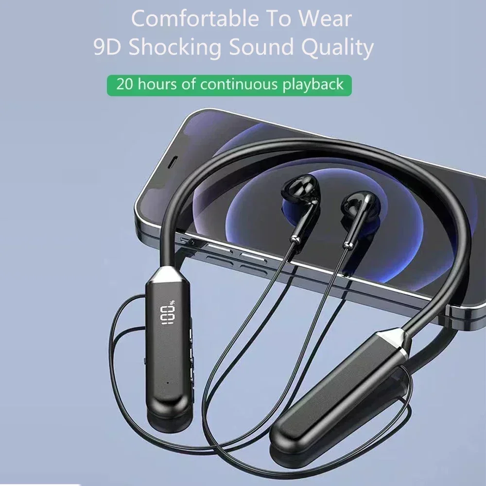 TWS Magnetic Wireless Headphon - Magnetic Neckband Sports Earphones ulasan dan harga