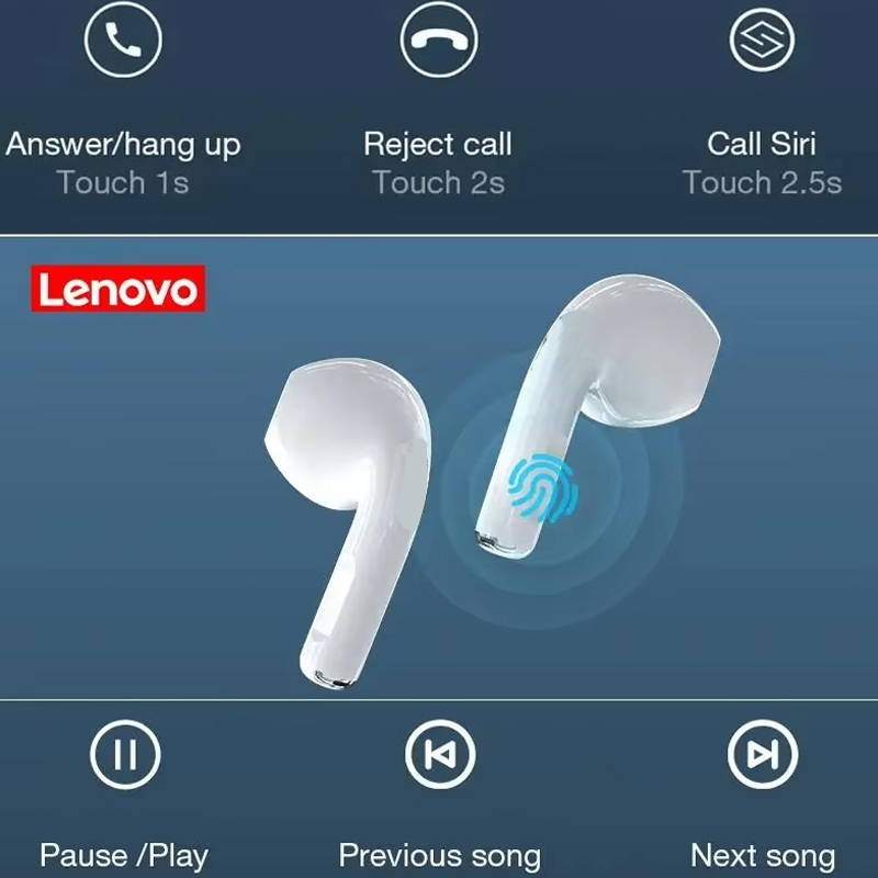 New Lenovo HT38 Wireless Headp - Tws Earbuds Bluetooth 5.3 ulasan dan harga