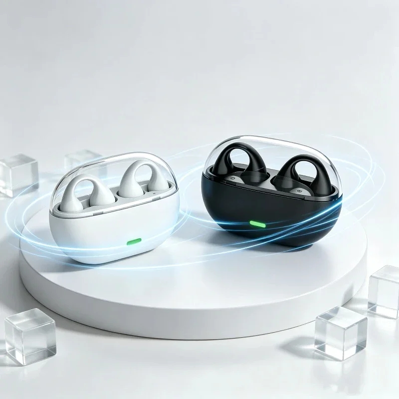 Bluetooth Headset 5.3 Wireless - Open Ear Air Conduction Headphones ulasan dan harga