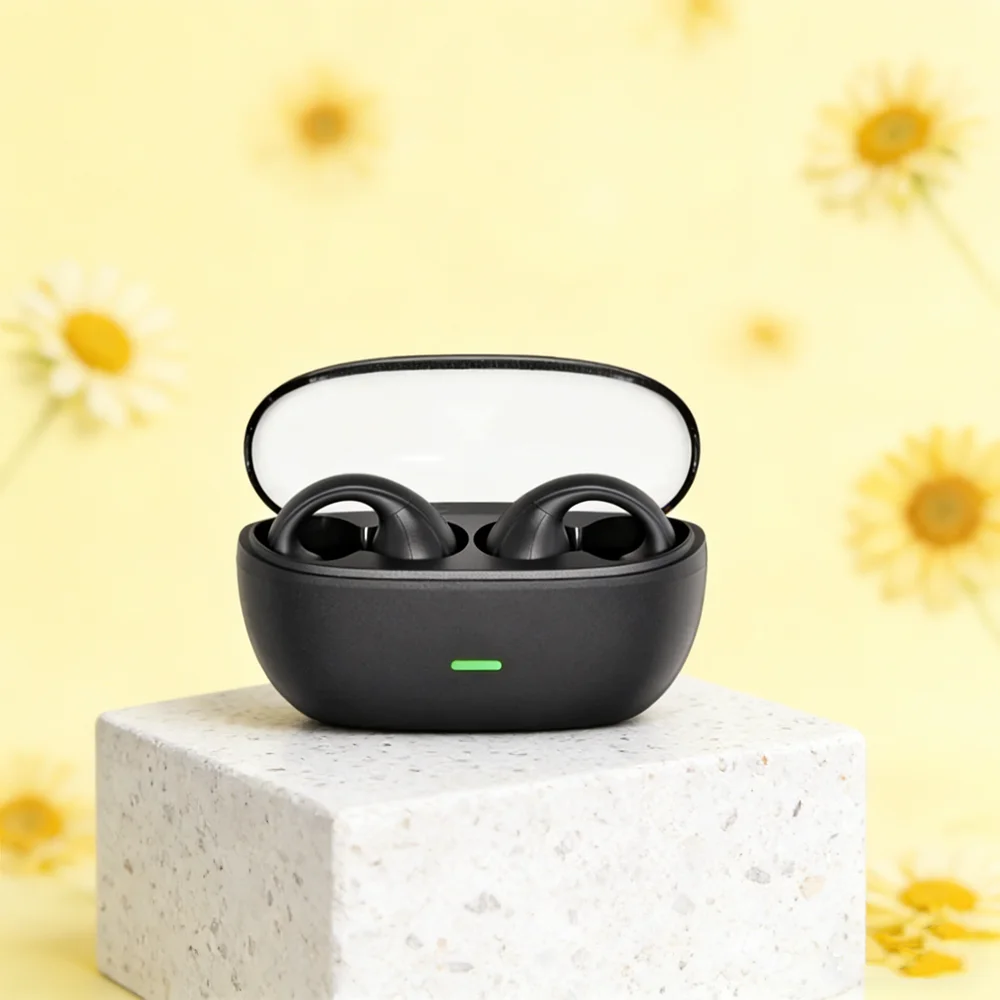 Bluetooth Headset 5.3 Wireless - Open Ear Air Conduction Headphones ulasan dan harga