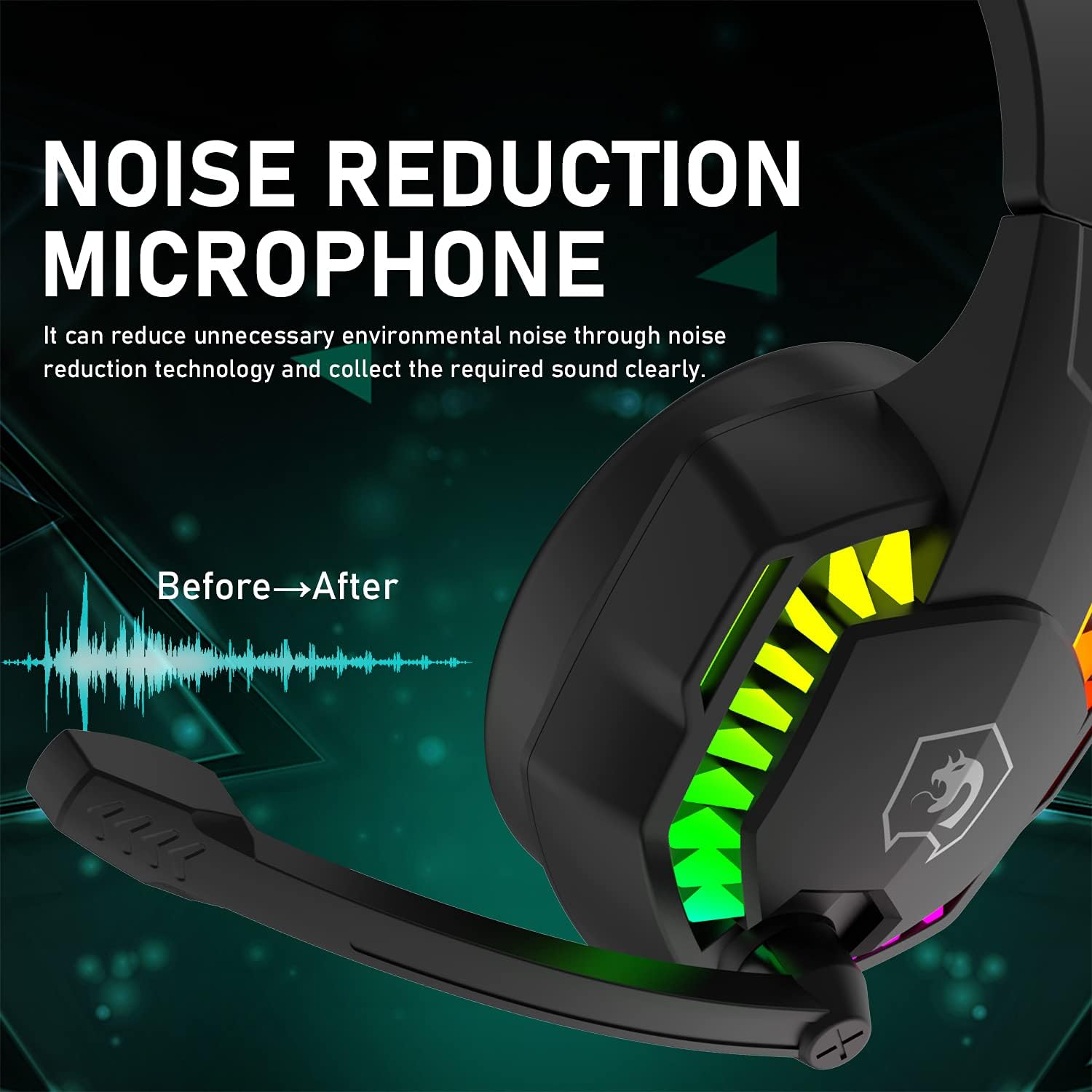 MAMBASNAKE CY907 Wired Gaming  - Gaming Headset With Mic Rgb ulasan dan harga