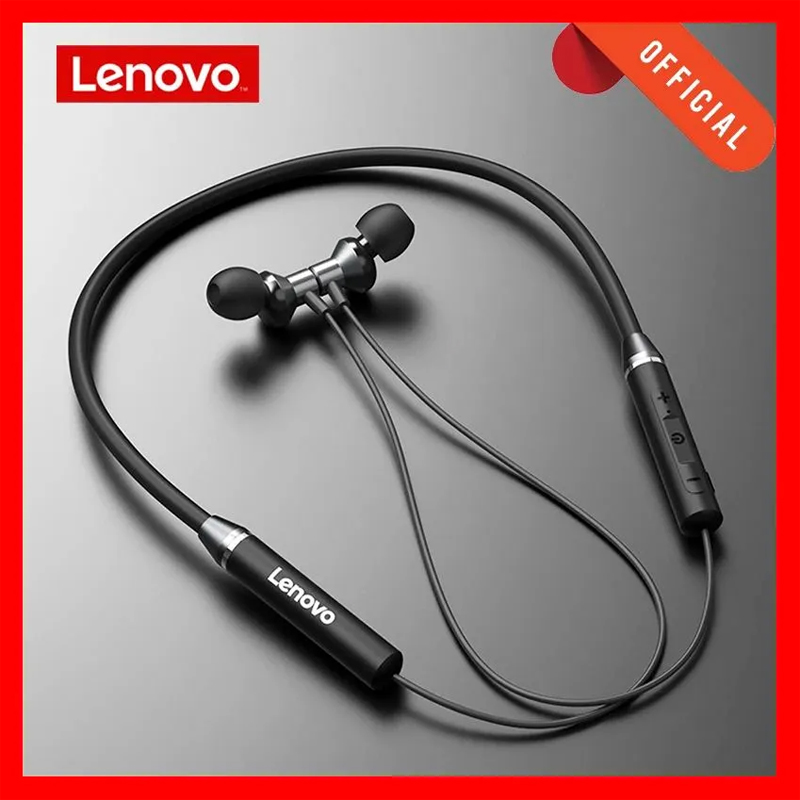 Lenovo Bluetooth Earphones Wat - Magnetic Neckband Sports Earphones ulasan dan harga