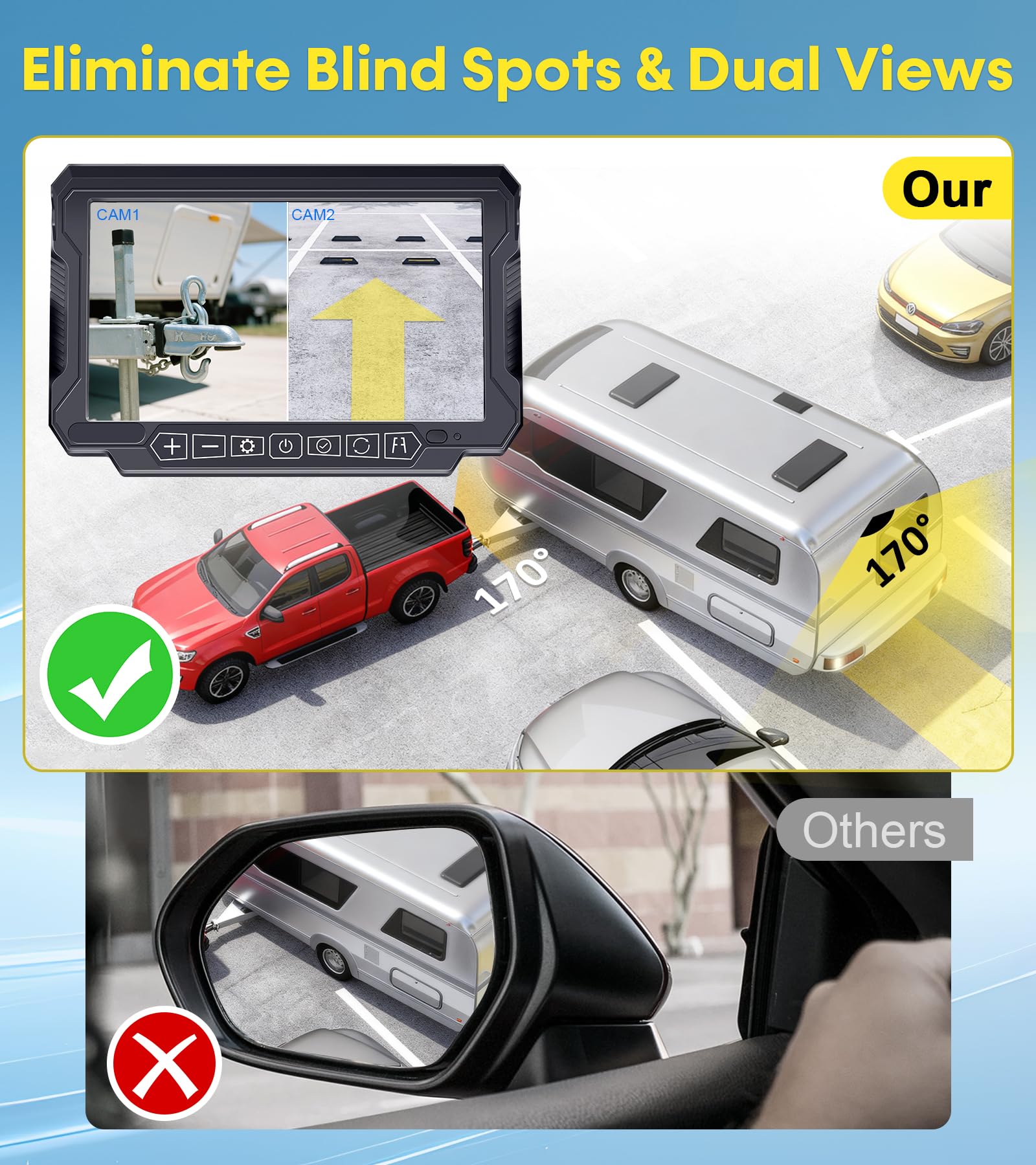 Airow auto Dual Wireless Water - Cameras ulasan dan harga