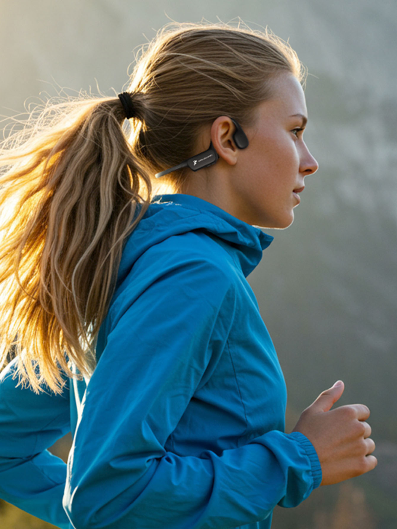 Open Ear Bone Conduction Bluet - Bone Conduction Running Headphones ulasan dan harga