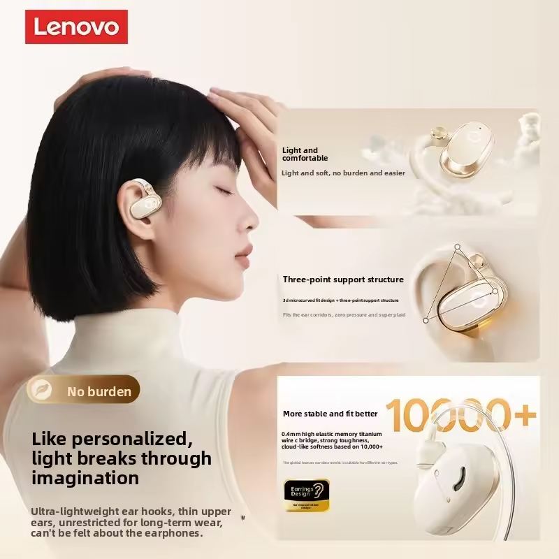 Lenovo EA366 Bluetooth Wireles - Anc Wireless Over Ear Headphones ulasan dan harga