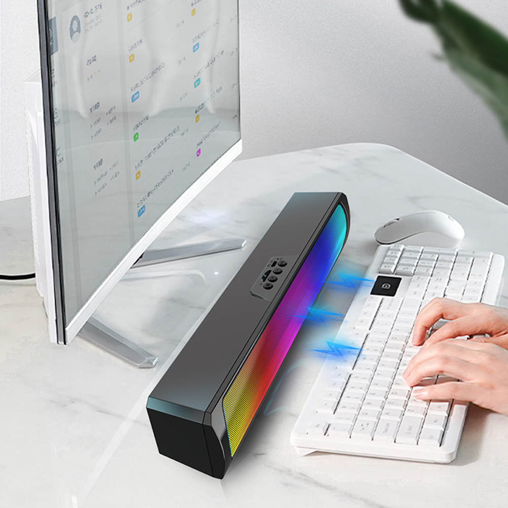 Portable Computer Sound Bar Sp - Rgb Computer Soundbar For Pc ulasan dan harga