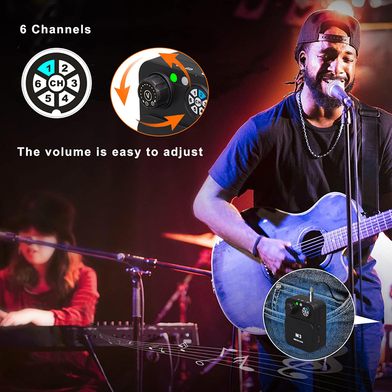 In-Ear Wireless Monitoring Ear - In Ear Monitors For Singers ulasan dan harga
