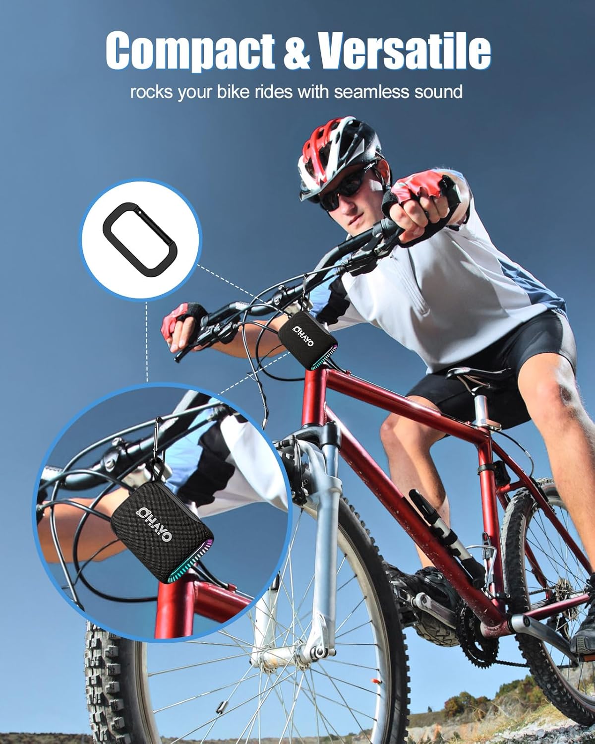 OHAYO Bluetooth Shower Speaker - Portable Bluetooth Speaker Waterproof Ipx7 ulasan dan harga