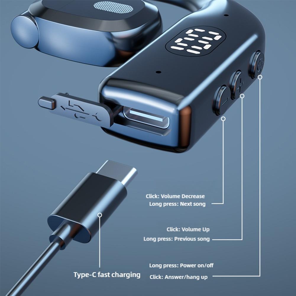 Wireless Earhook Bluetooth Hea - Bone Conduction Running Headphones ulasan dan harga