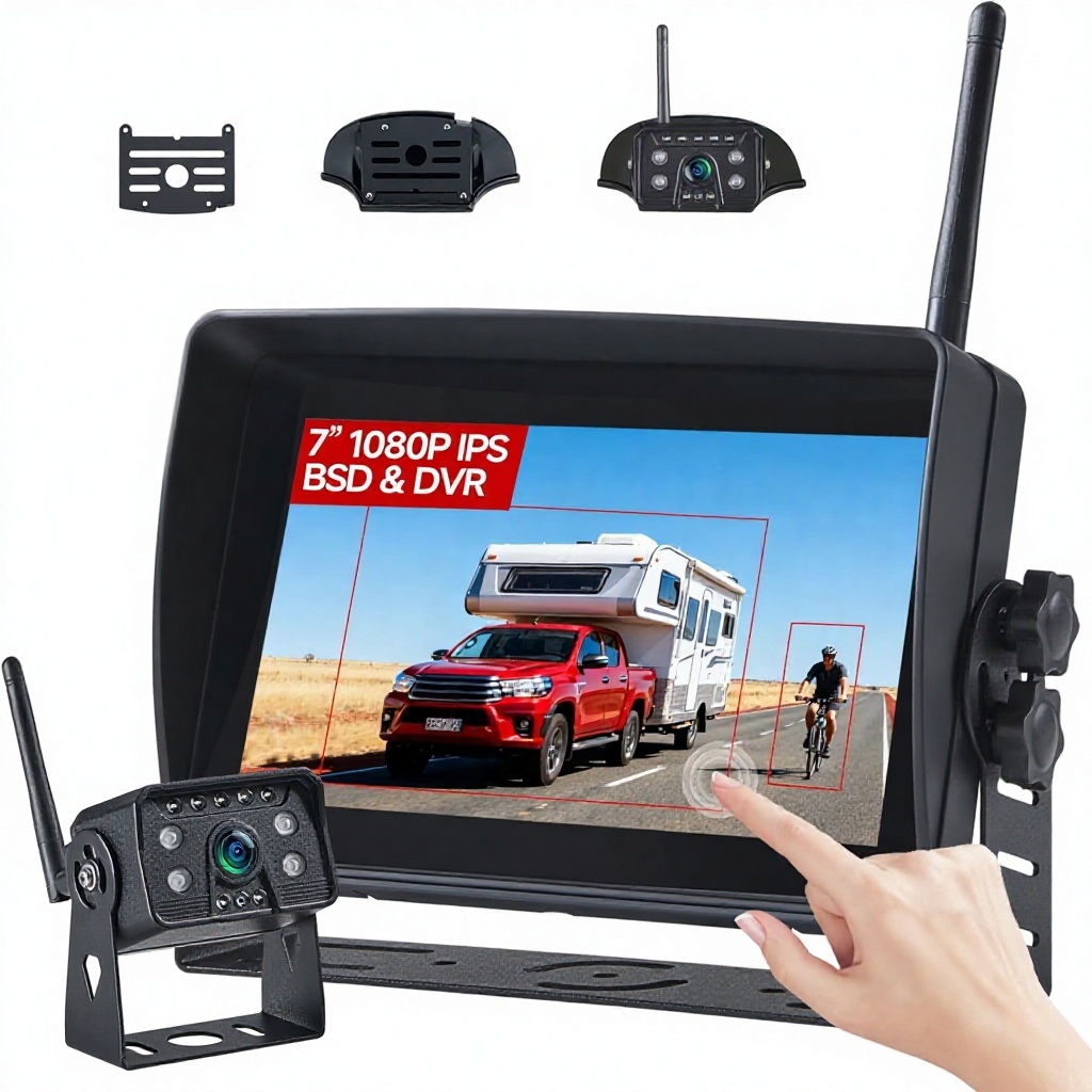 Wireless RV Backup Camera 7''  - Cameras ulasan dan harga