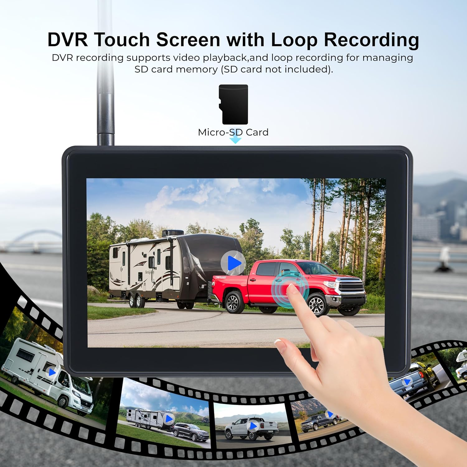 Wireless RV Backup Camera 7''  - Cameras ulasan dan harga