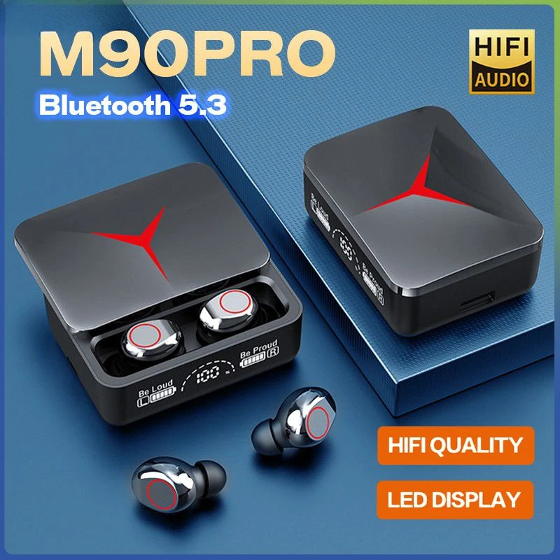 TWS M90 Pro Wireless Headphone - Tws Earbuds Bluetooth 5.3 ulasan dan harga