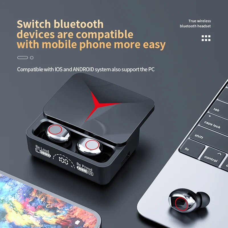 TWS M90 Pro Wireless Headphone - Tws Earbuds Bluetooth 5.3 ulasan dan harga