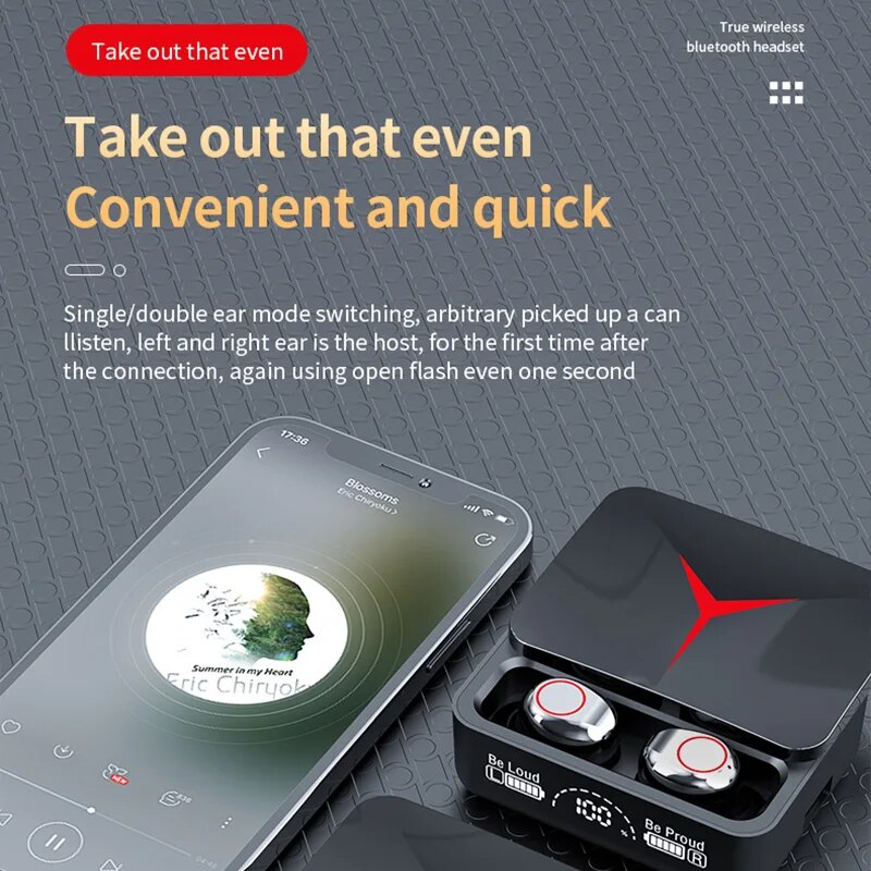 TWS M90 Pro Wireless Headphone - Tws Earbuds Bluetooth 5.3 ulasan dan harga