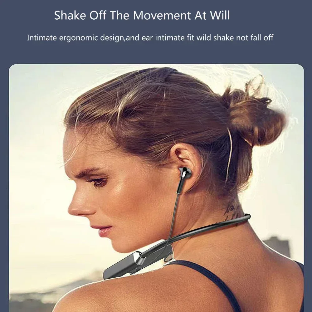 Wireless Headphones Bluetooth  - Magnetic Neckband Sports Earphones ulasan dan harga