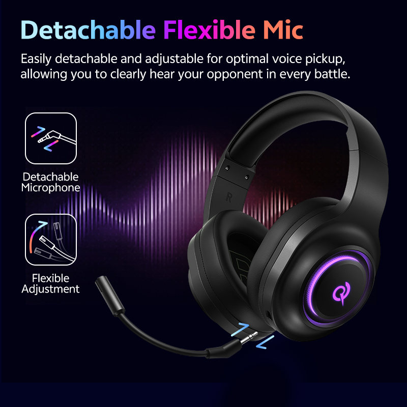 QCY Heroad V200 Gaming Headset - Gaming Headset With Mic Rgb ulasan dan harga