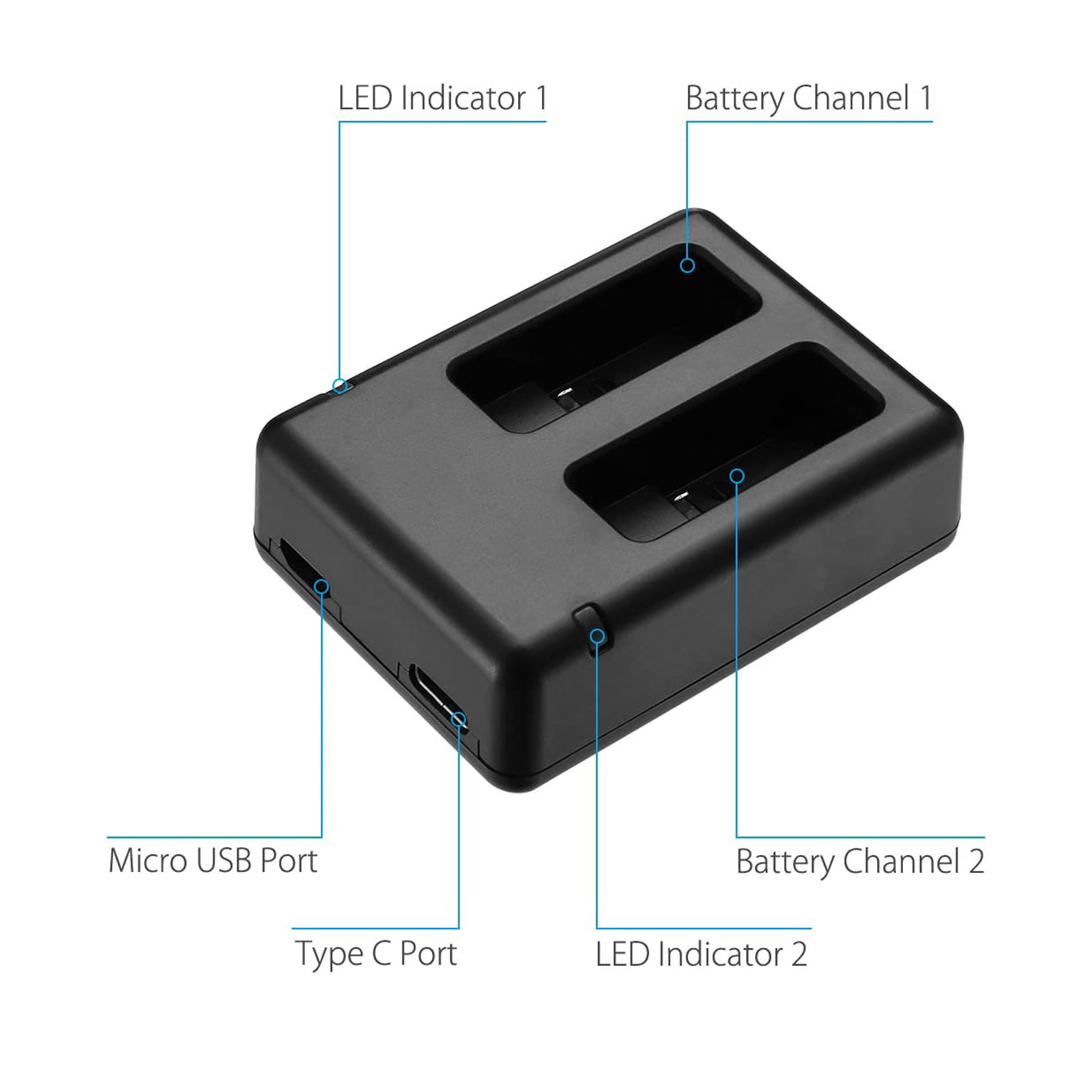 Suitable for GOPRO Hero 5 Char - Drones ulasan dan harga