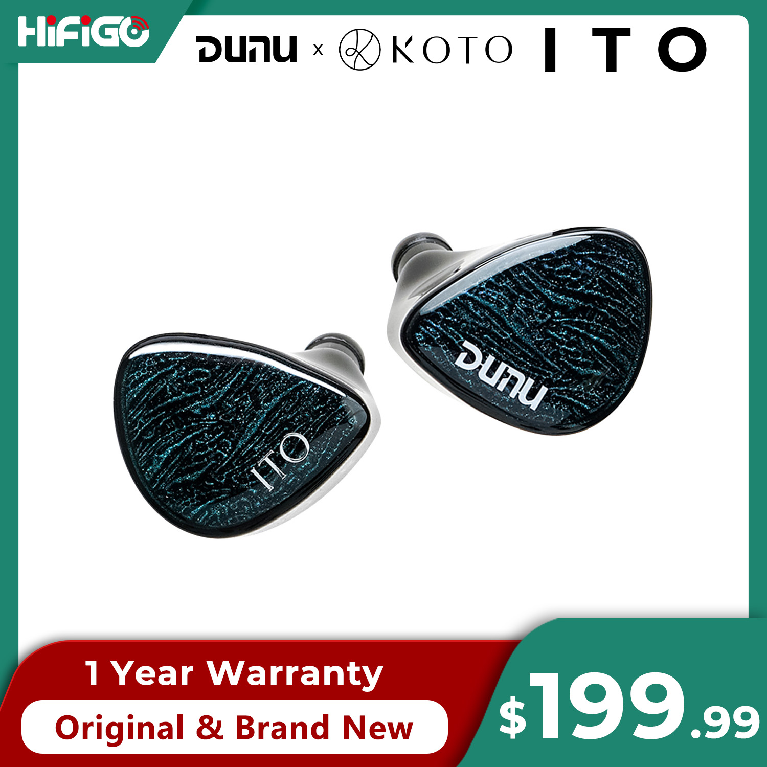 DUNU X KOTO ITO In-ear Earphon - Planar Magnetic Iem Earphones ulasan dan harga