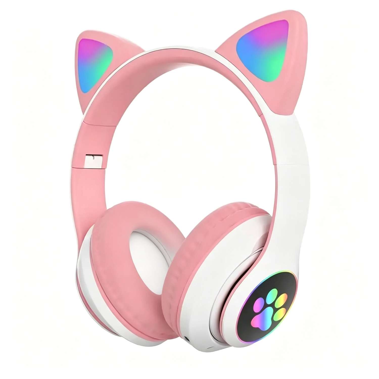 Cute Cat Ear Bluetooth Compati - Cat Ear Bluetooth Headset Led ulasan dan harga