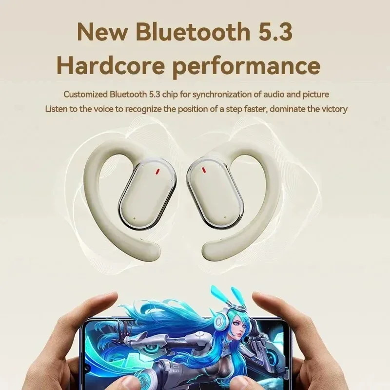 X93 Wireless Ear Hanging Heads - Type C Wired Earphones With Mic ulasan dan harga