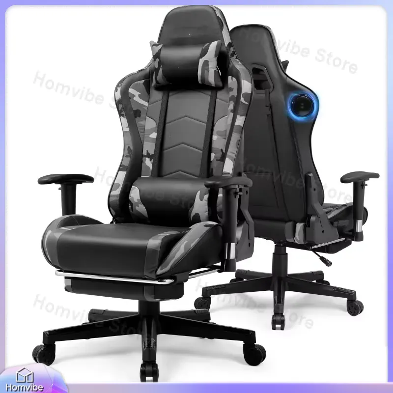 Ergonomic Gaming Chair with Bl - Speakers ulasan dan harga